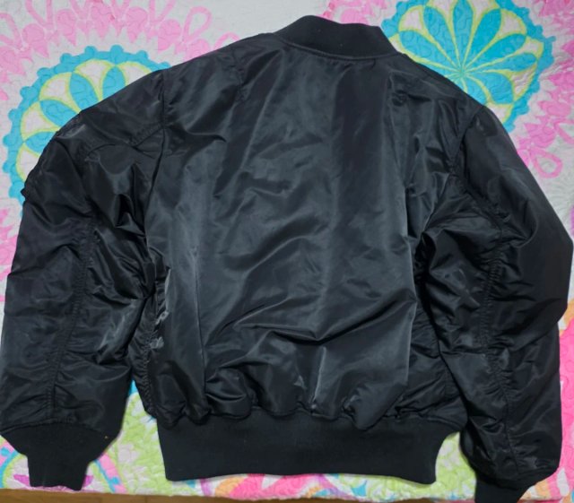 Chaqueta Alpha Industries Negra Naranja