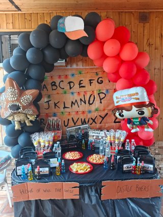 Decoración Fiesta Temática Stranger Things