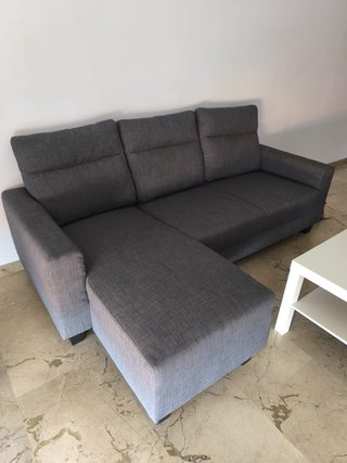 Sofá modular gris Ikea
