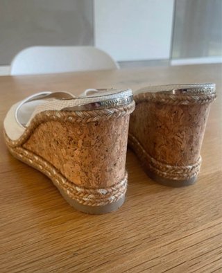 Mules Jimmy Choo Blancas Cuña