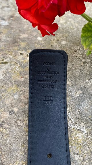 Cinturón Louis Vuitton Damier Graphite