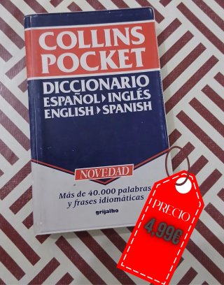 Collins pocket diccionario español-inglés, engl...