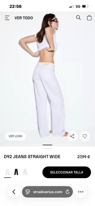 Pantalón vaquero Stradivarius D92 Wide
