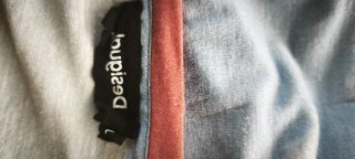 Camiseta corta Desigual floral pájaros talla única