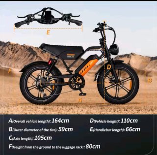 Bicicleta eléctrica montaña Fat Bike