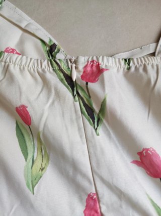Abito SHEIN midi fiori rosa