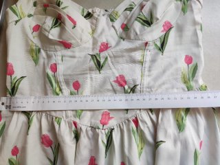 Abito SHEIN midi fiori rosa
