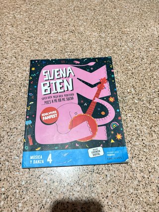Libro Edelvives Música y Danza 4° Primaria