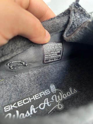 Mocasines Skechers Wash-A-Wools Gris