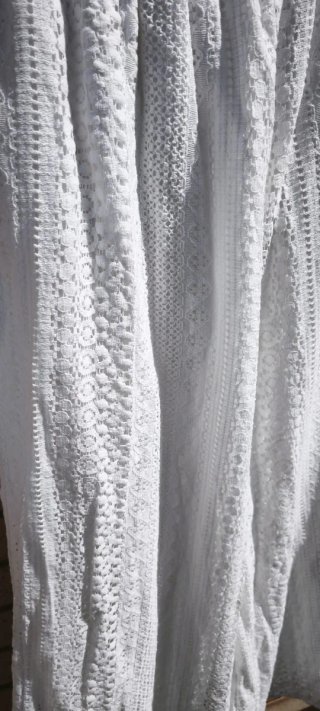 Pantalón Ibicenco Blanco Encaje