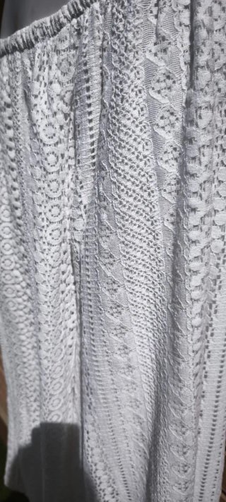 Pantalón Ibicenco Blanco Encaje