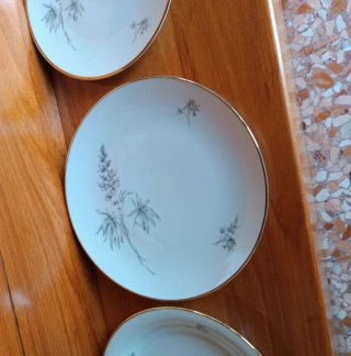 Servizio piatti porcellana anni 50/60