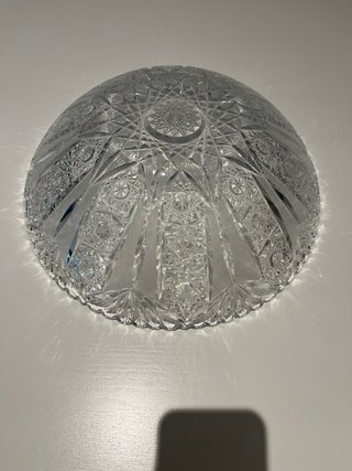 Centro de mesa cristal tallado