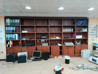 Estantería de madera 6 bloques