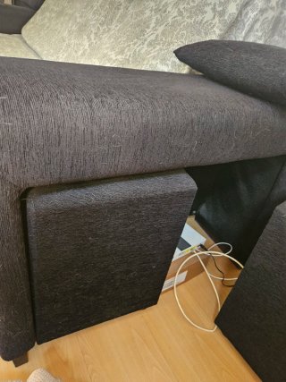 Sofá de 3 plazas tela