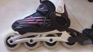 Patines Fila con protecciones y bolsa Talla 37