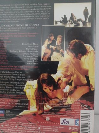 DVD Monteverdi L'incoronazione di Poppea