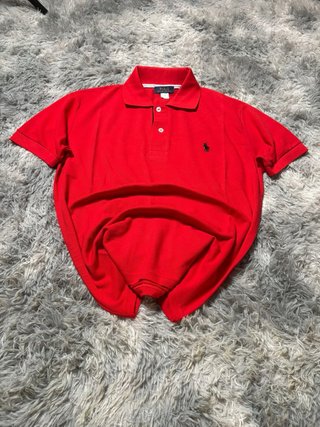 RalphLauren Polo Made In USA Red Shirt Men Size M