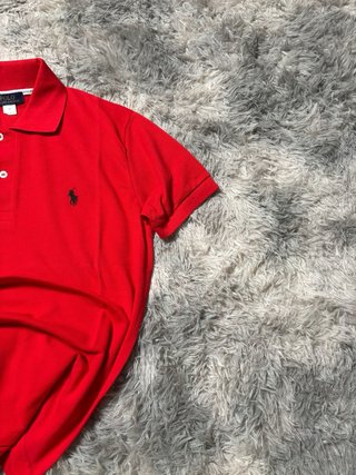 RalphLauren Polo Made In USA Red Shirt Men Size M
