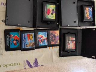 Lote 9 Juegos Sega Mega Drive cambio x ps4