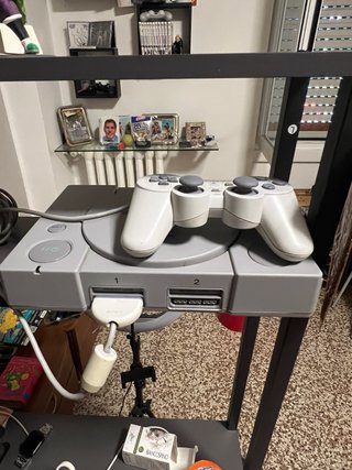 Playstation 1 Sony Grigia e Bianca