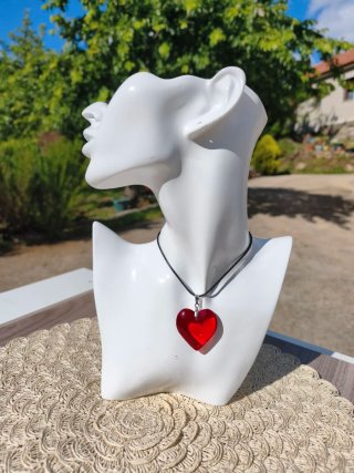 Collar Corazón Rojo