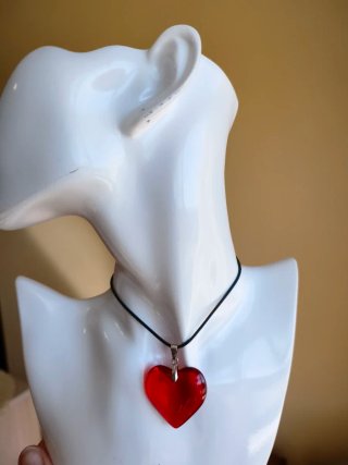 Collar Corazón Rojo