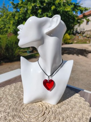 Collar Corazón Rojo