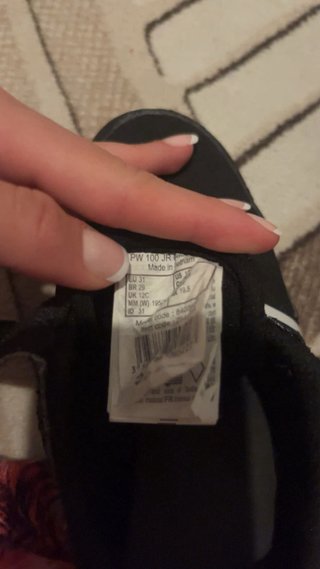 Zapatos deportivos infantiles negros