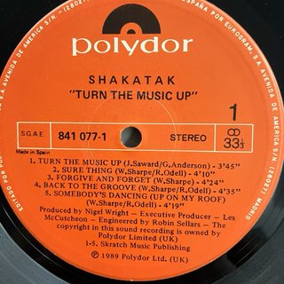 Vinilo Shakatak - Turn The Music Up