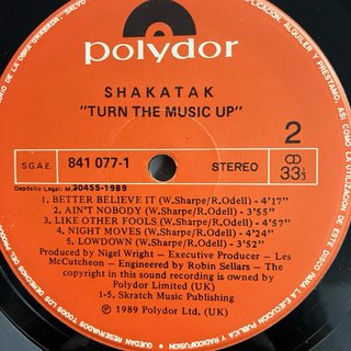 Vinilo Shakatak - Turn The Music Up