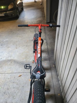 Fat Bike Bugno Arancione Nera