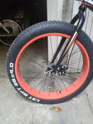 Fat Bike Bugno Arancione Nera