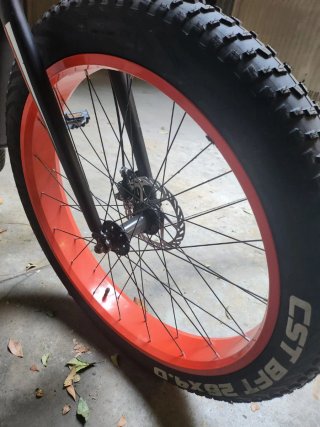 Fat Bike Bugno Arancione Nera