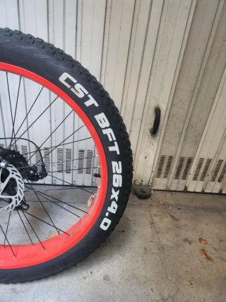 Fat Bike Bugno Arancione Nera