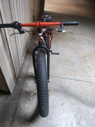 Fat Bike Bugno Arancione Nera