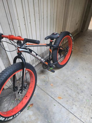 Fat Bike Bugno Arancione Nera