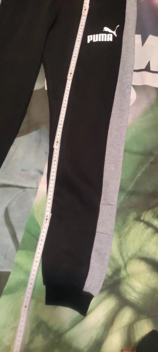 Pantalón S Puma Negro Gris