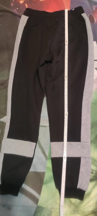 Pantalón S Puma Negro Gris