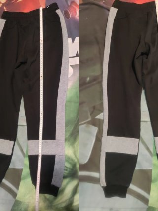 Pantalón S Puma Negro Gris