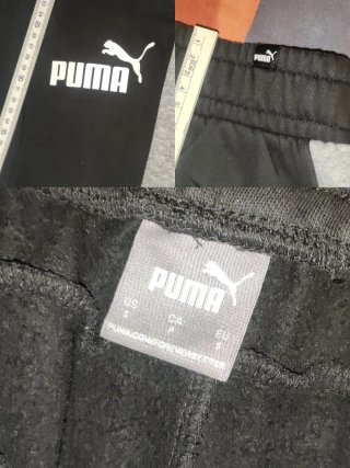 Pantalón S Puma Negro Gris