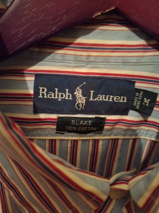 Camisa Ralph Lauren T M Algodón Rayas no envíos
