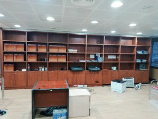 Estantería de madera para biblioteca u oficina