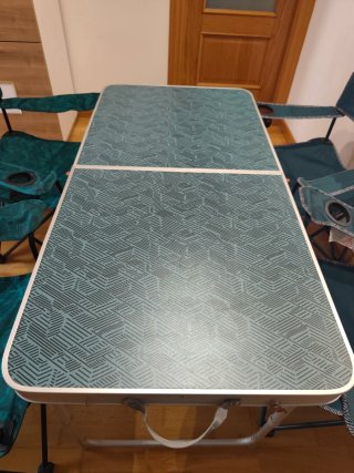 Mesa y 4 Sillas Camping Quechua