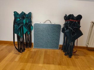 Mesa y 4 Sillas Camping Quechua
