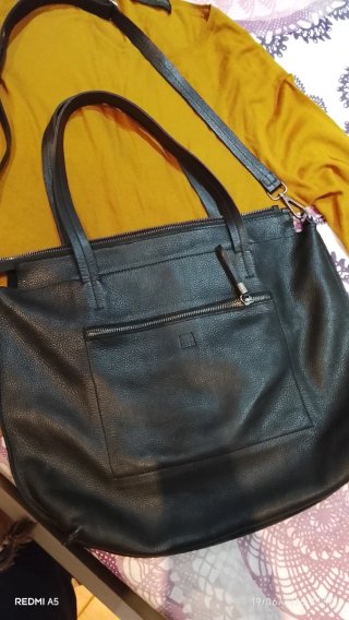 Bolso Biba Negro Piel