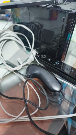 Consola Nintendo Wii Negra Completa