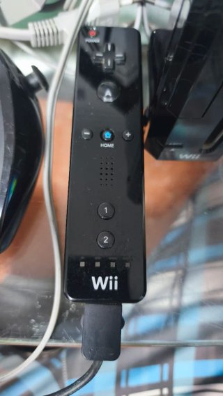 Consola Nintendo Wii Negra Completa