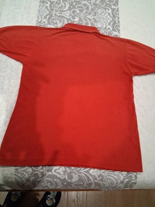 Polo Lacoste Rojo Talla L
