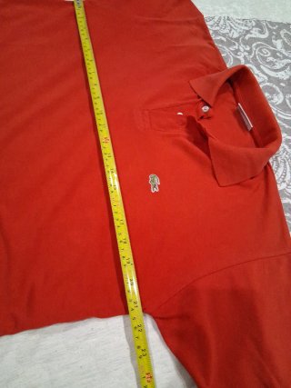 Polo Lacoste Rojo Talla L